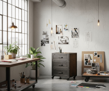 Cargar imagen en el visor de la galería, CAJONERA DETROIT 3 CAJONES