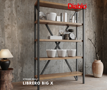 Cargar imagen en el visor de la galería, LIBRERO DIABLO BIG X.