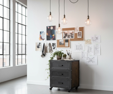 Cargar imagen en el visor de la galería, CAJONERA DETROIT 3 CAJONES
