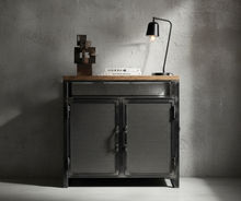 Cargar imagen en el visor de la galería, CREDENZA DETROIT 2 PUERTAS CON REPISA
