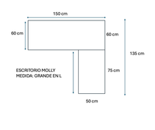 Cargar imagen en el visor de la galería, ESCRITORIO MOLLY EN L
